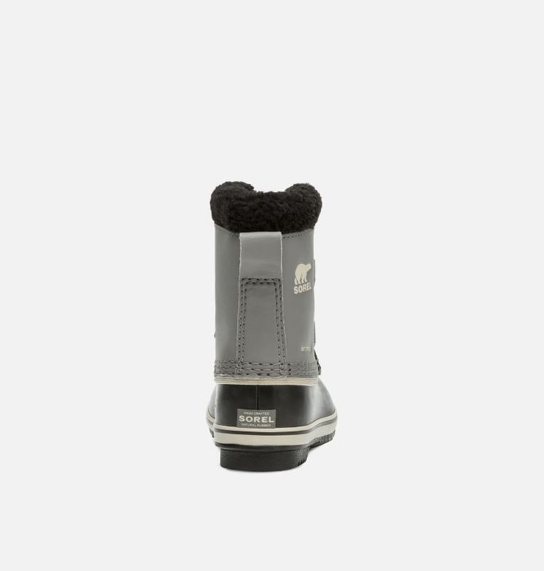 Kids Snow Boots Black/Grey - Sorel Childrens Yoot Pac™ TP - 976420-AYQ